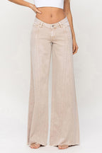 Flying Monkey Mesmerize Low Rise Baggy Jeans w/ Seam Detail