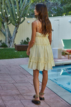 By Together Novella Tiered Mini Dress