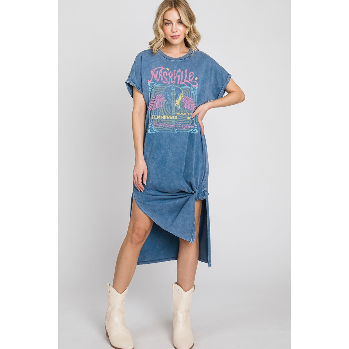 Nashville Tennessee Mineral Graphic Dress